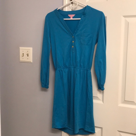Lilly Pulitzer Blue Dress - Picture 1 of 1